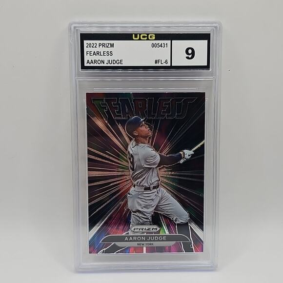 2022 Panini Prizm Fearless Aaron Judge FL-6 New York Yankees Graded 9 MLB - Picture 1 of 2